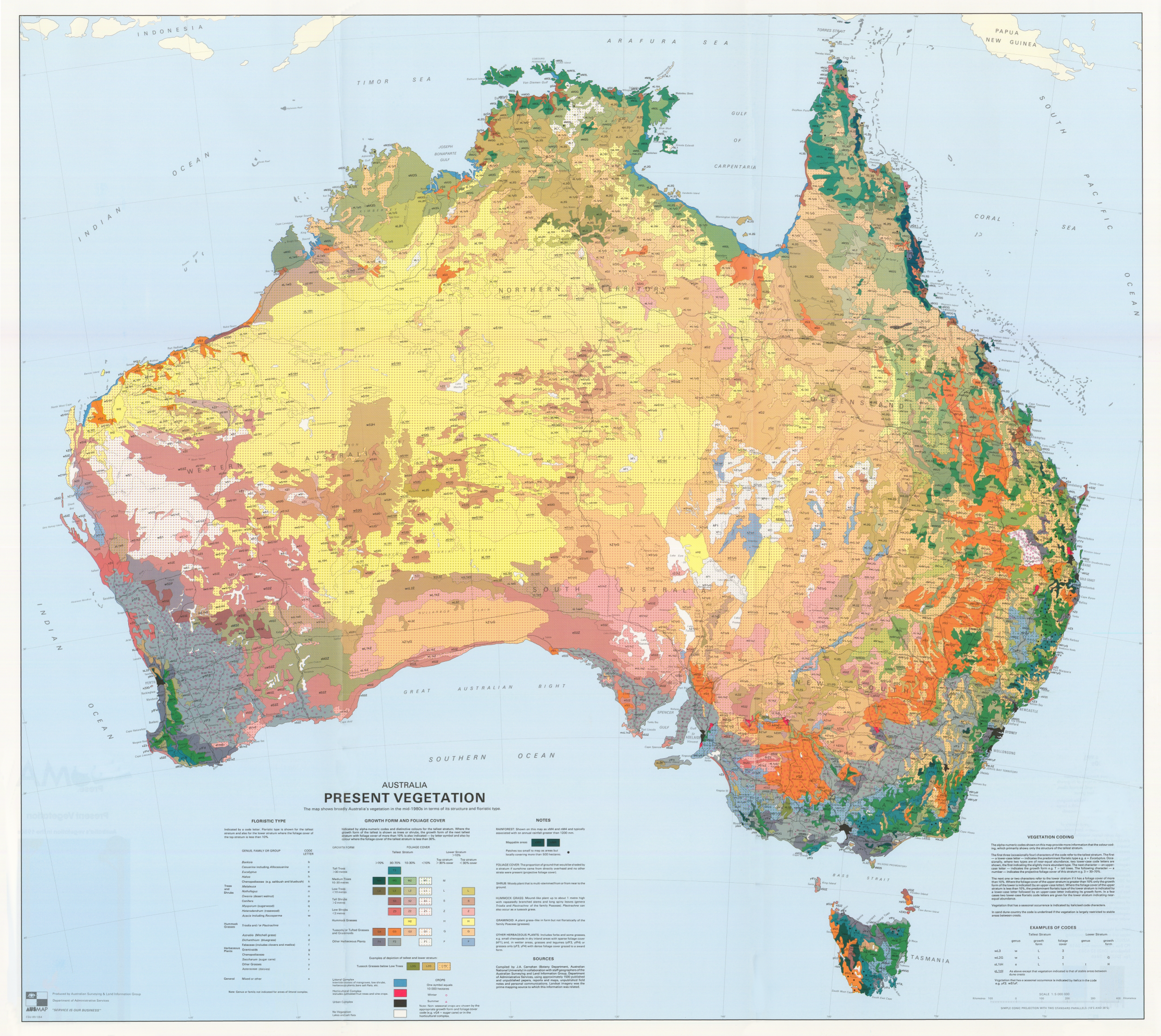 Australia_Present_Vegetation_Map