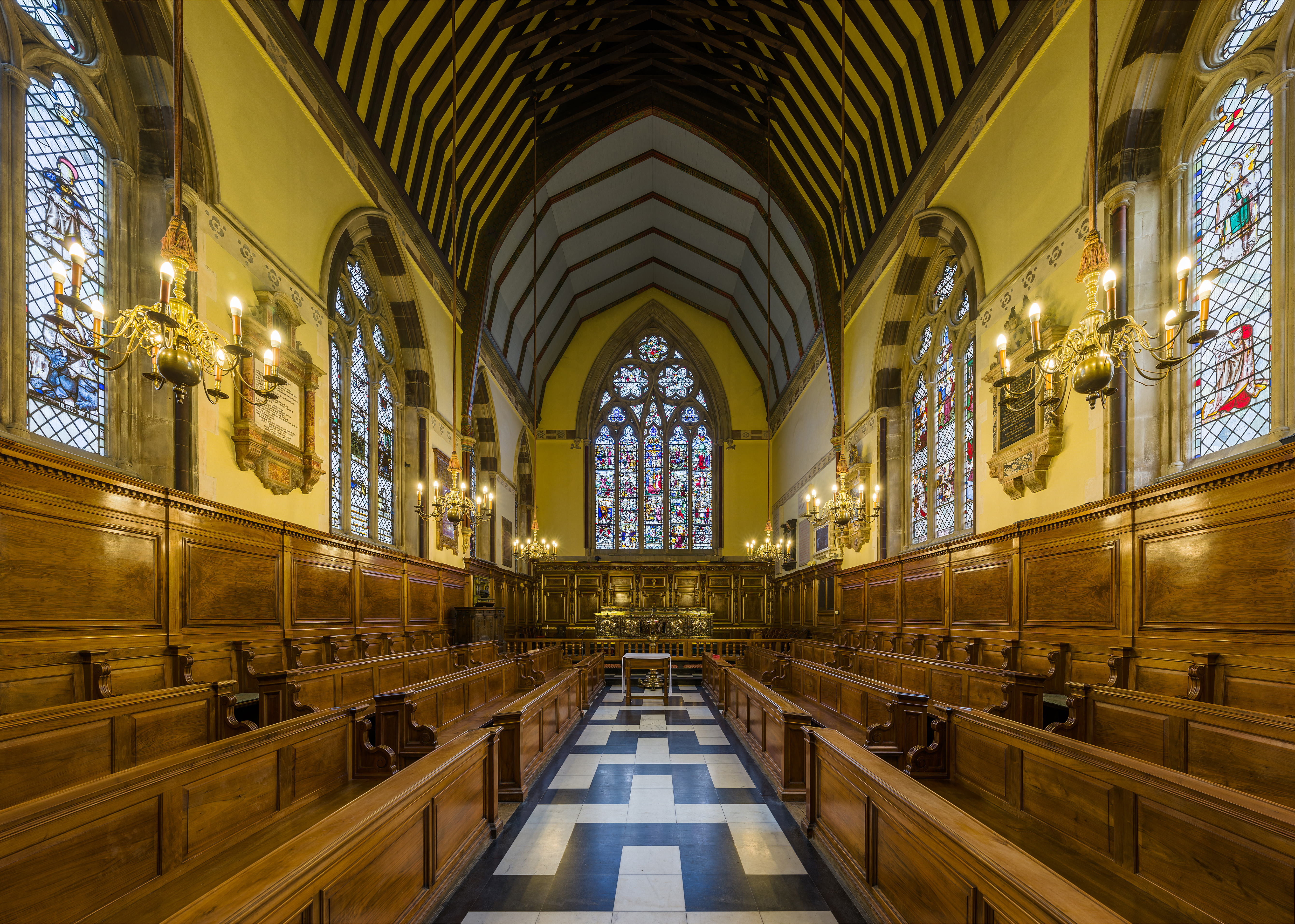 The chapel of Balliol College, Oxford, England