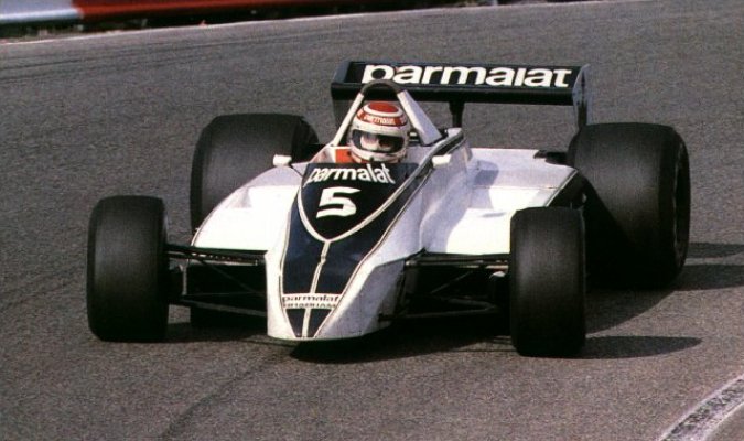 Nelson Piquet - Brabham bt49 FORD - 1980 British GP - Brands Hatch, England  Stock Photo - Alamy