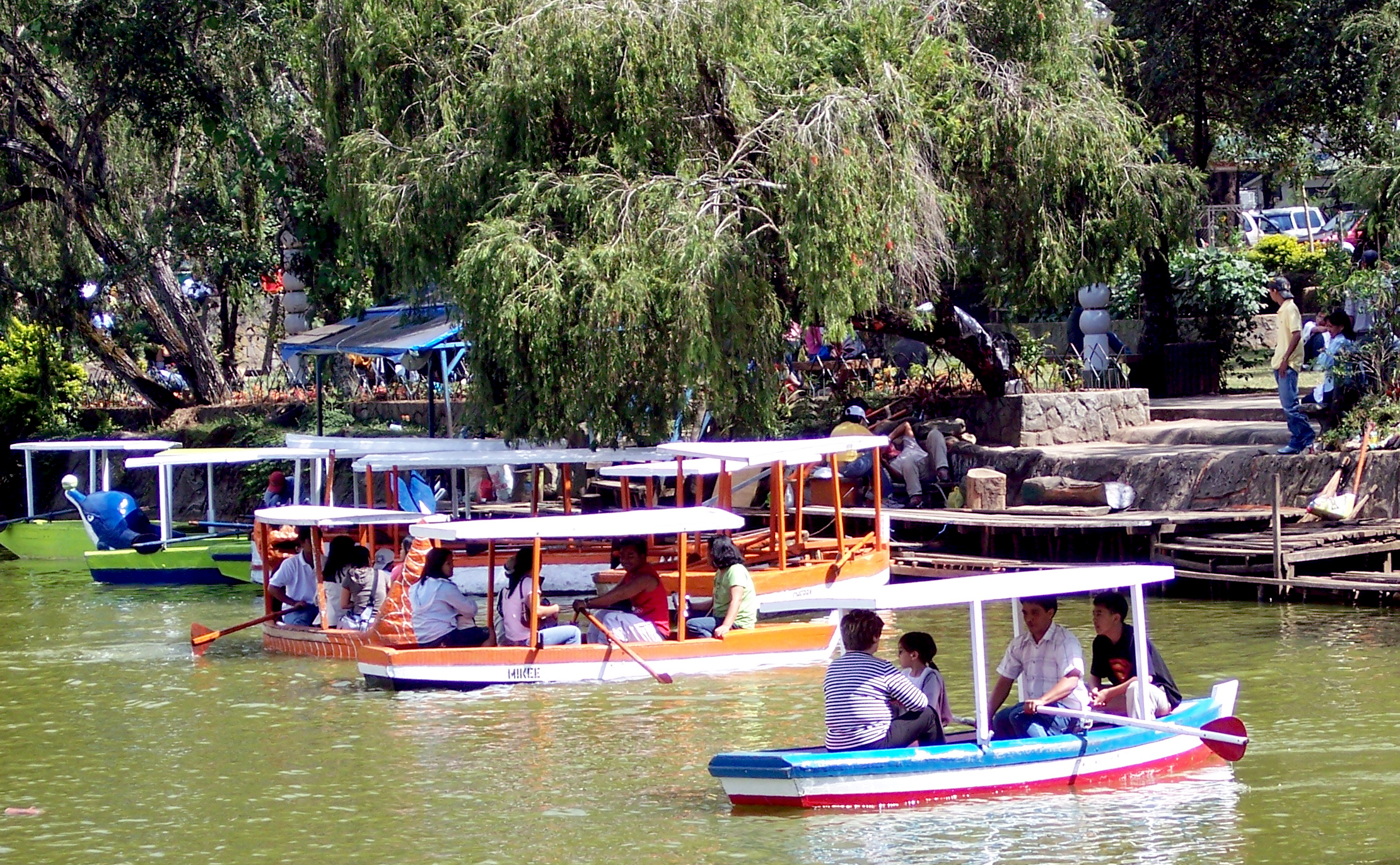 Burnham Park Baguio Boats 2004