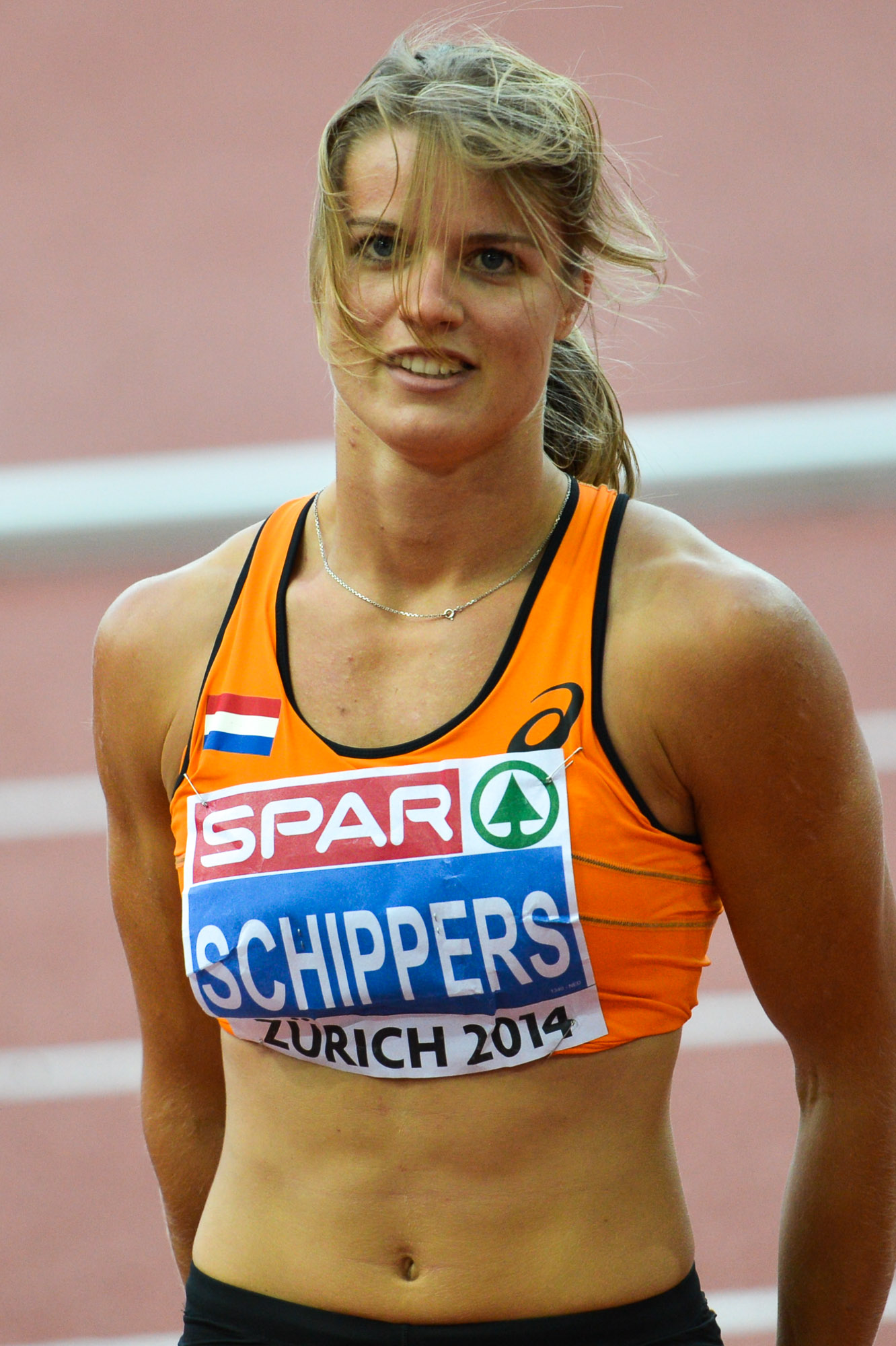 Dafne Schippers won the women's 100 and 200 metres