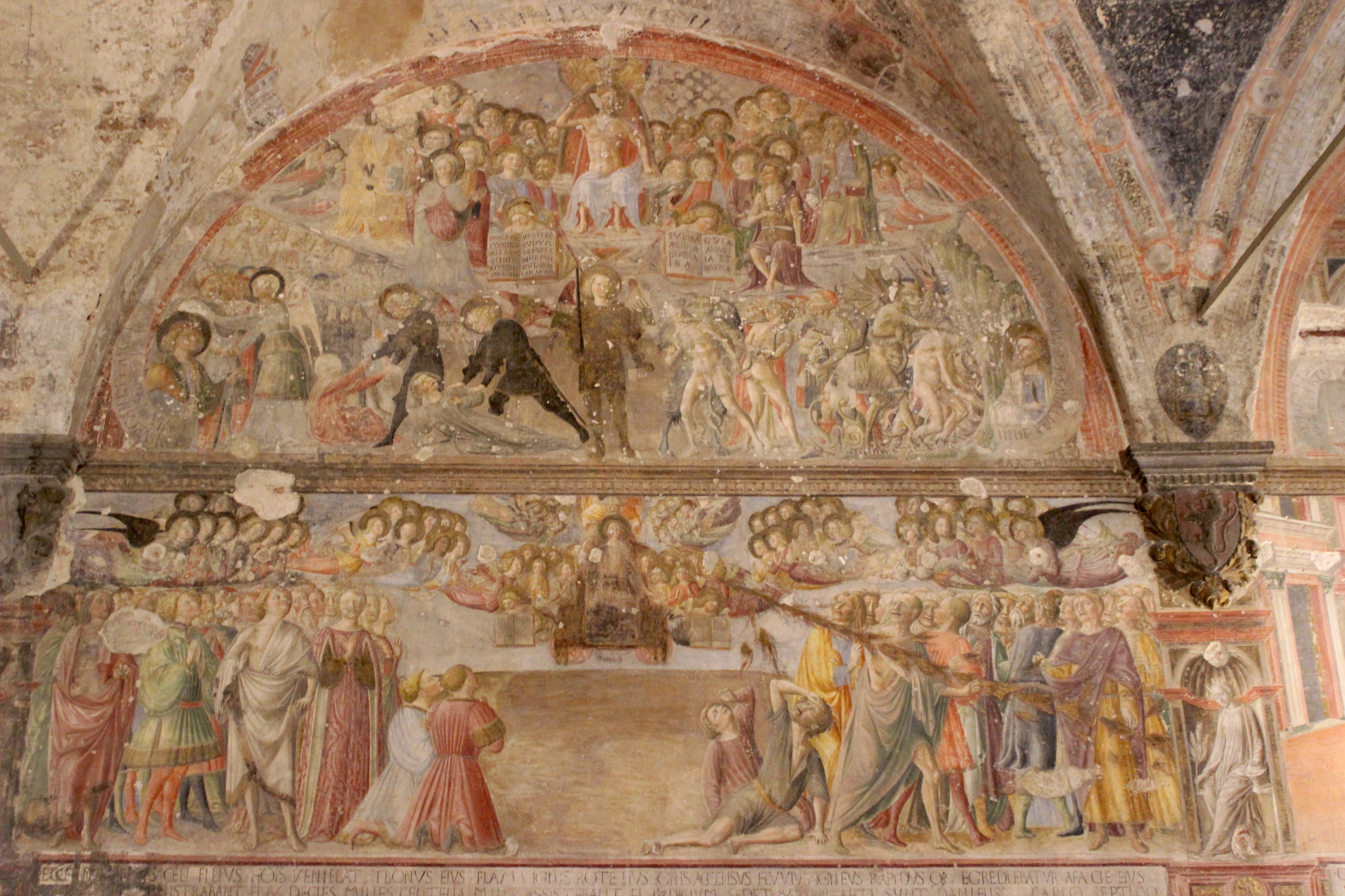 Santa Maria della Scala, Last Judgement by Vecchietta