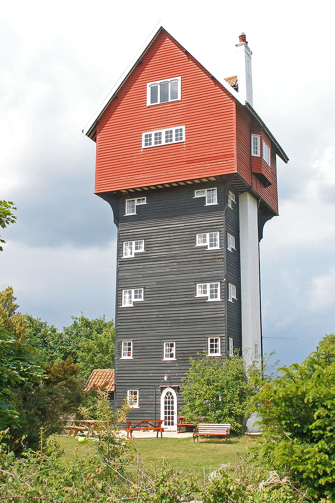 water tower house windows