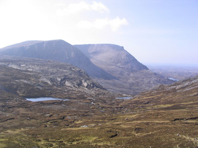 File:Lochans in front of Arkle - geograph.org.uk - 759363.jpg