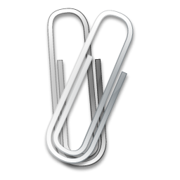 paper clip 3d icon in front view 14578091 PNG