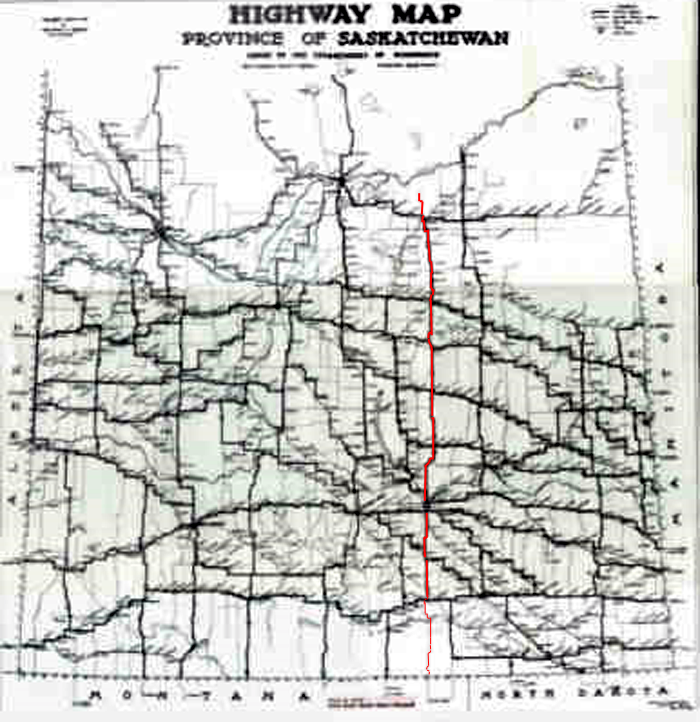 saskatchewan road map