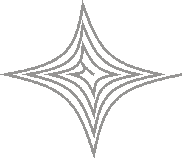 Звезда 4 конечная. Four-Pointed Star.