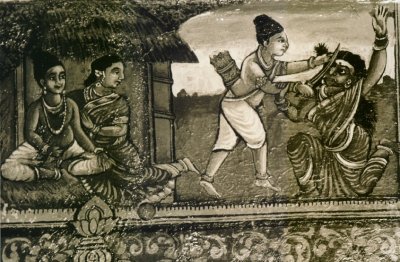 Ramayana: Lakshmana cuts off Surpanakha's nose