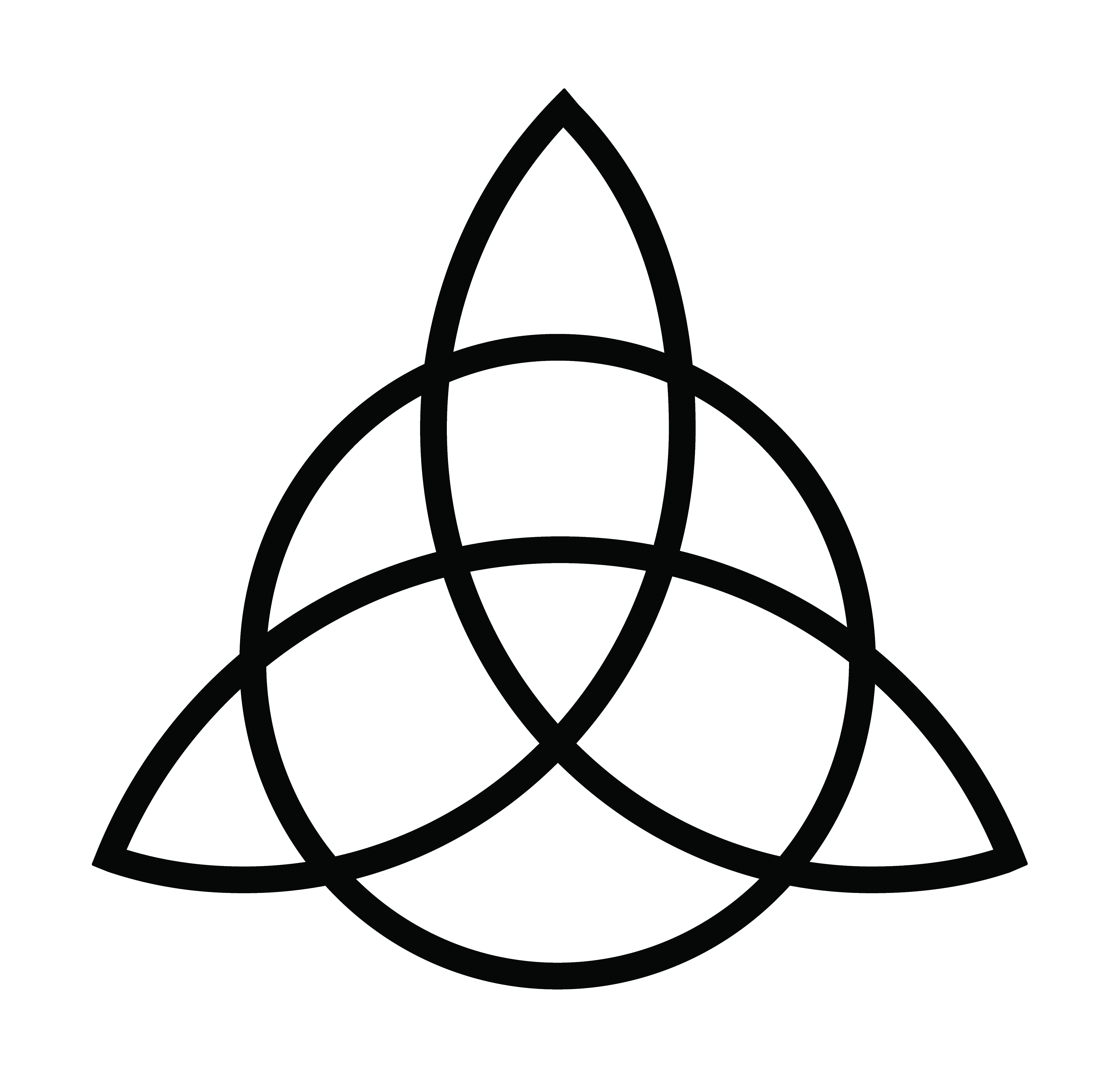 Символ трех времен. Знак Зачарованных. Триглав трикветр. Кельтский трикветр. Трилистник Зачарованные.