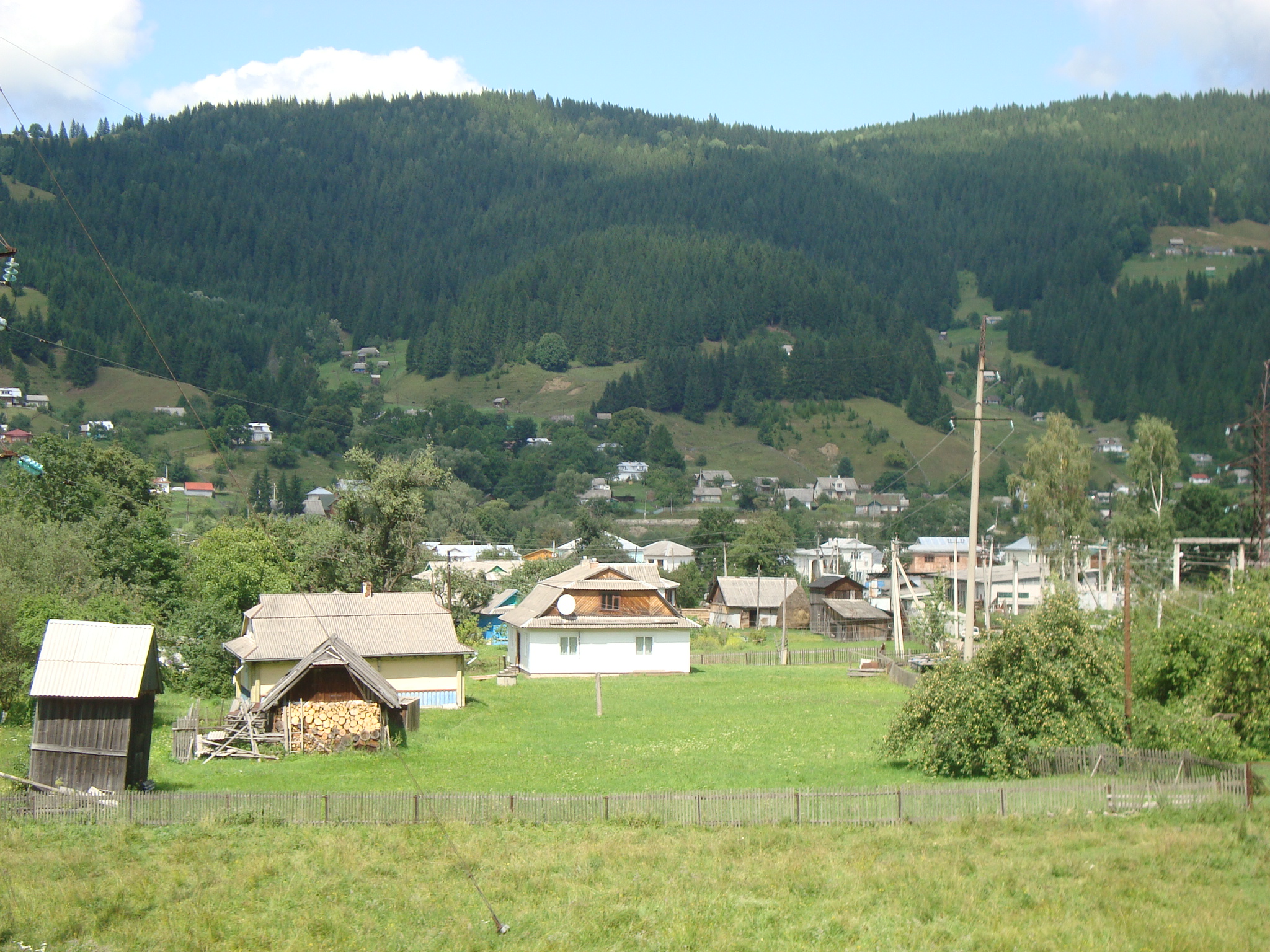 Карпаты Верховина село Красник