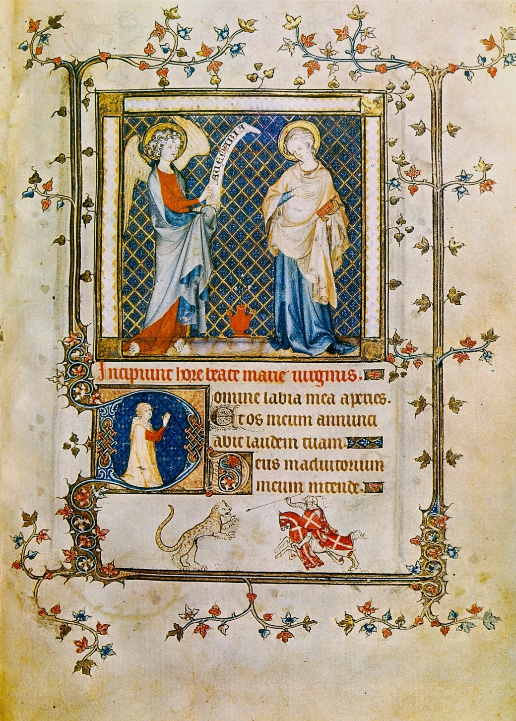 File 9 Workshop Of Jean Pucelle Annunciation Miniature