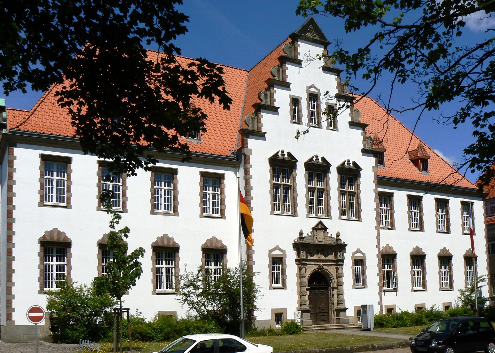 Das Amtsgericht Husum in der Theodor-Storm-Straße in Husum.