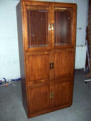 Armoire, prior to packing