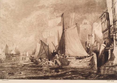 File:Canal Scene with Shipping - William Brassey Hole - ABDAG006298.4.jpg