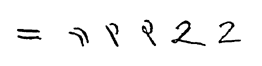 Development of the Arabic number sign from "=" to "2"