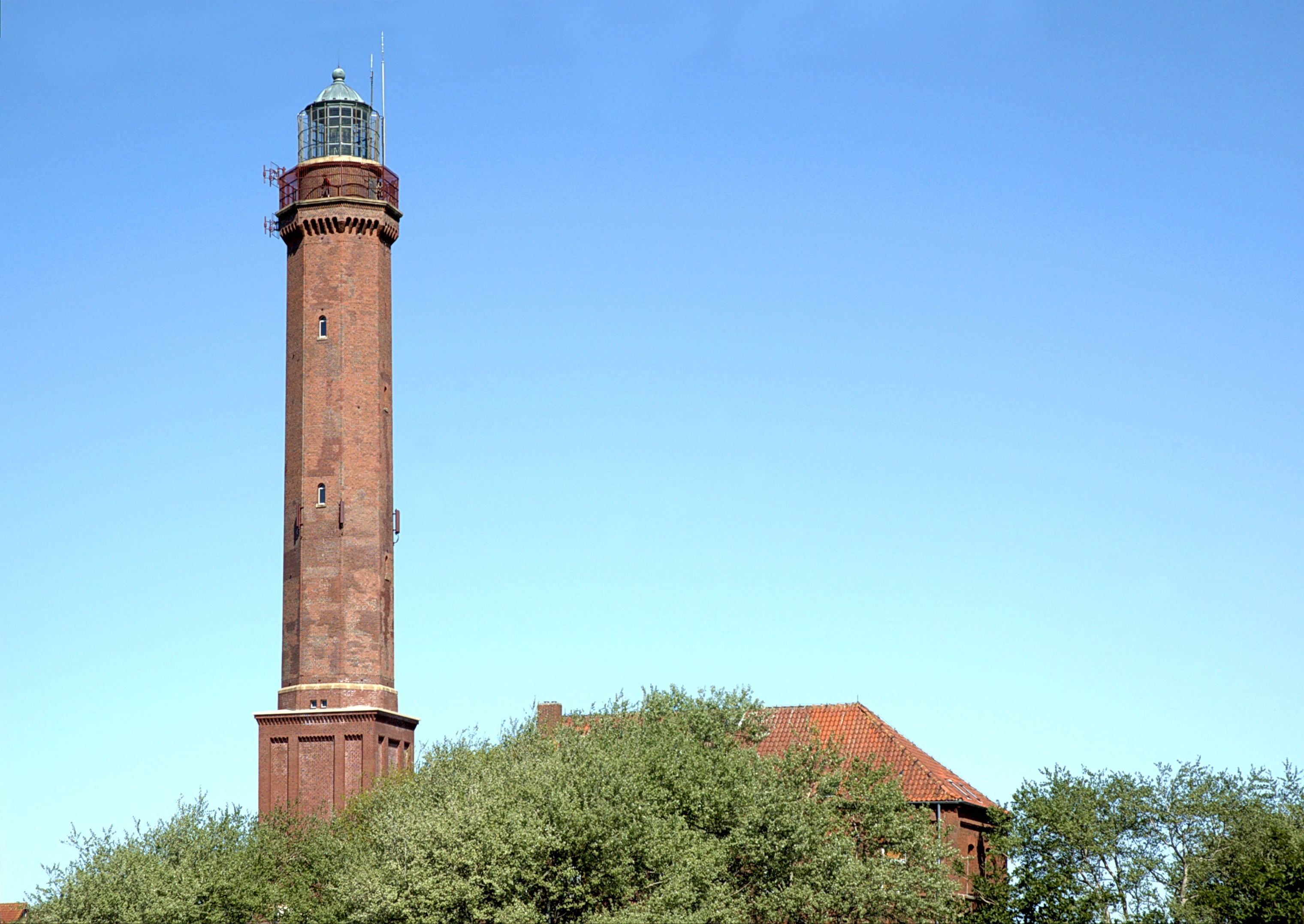 Der Leuchtturm Norderney im Bundesland Niedersachsen in der Region Nordsee/Deutsche Bucht in der Übersicht aller Leuchttürme in Deutschland bei Natura Event.