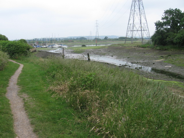 Path to Fareham Town Quay - geograph.org.uk - 464806