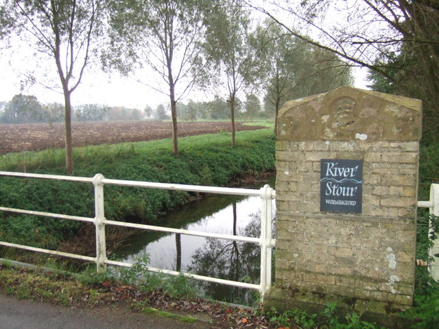 River Stour North of Wormingford - geograph.org.uk - 262464