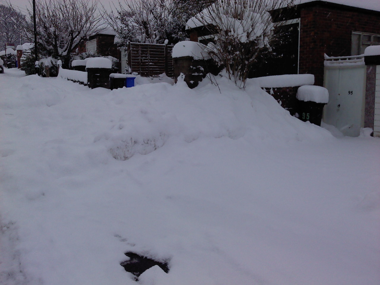 Снег 5 декабря. Зима 2010 в Великобритании.