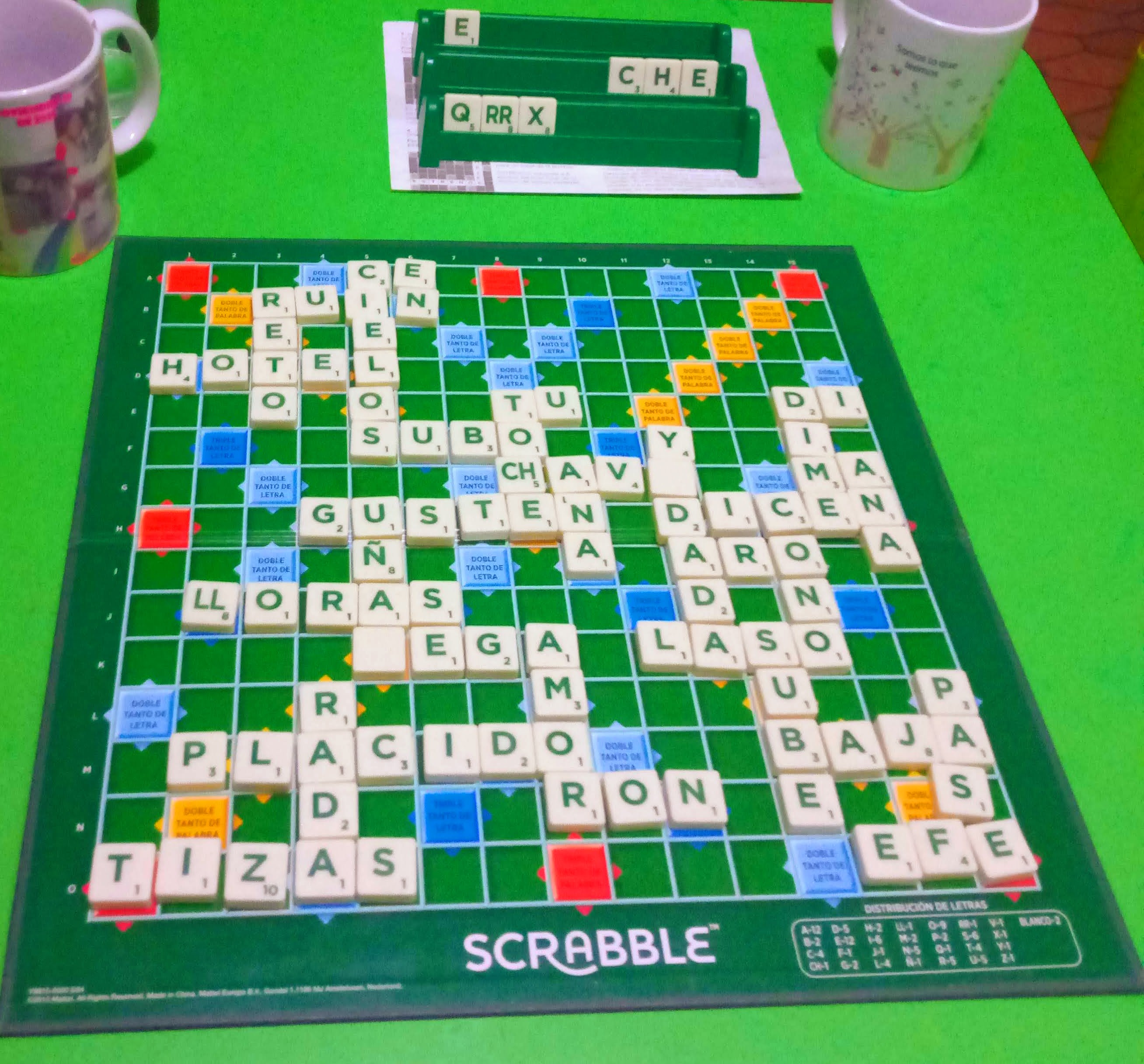 Scrabble Original Juego de Mesa Family Fun Spelling Bee 2-4 jugadores palabra Azulejos Edu 