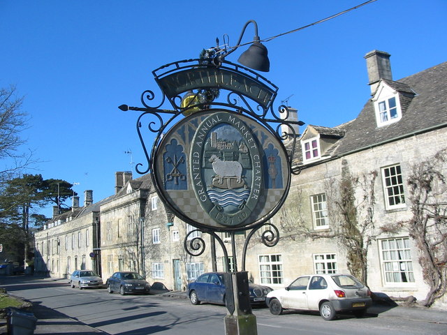 File:Town sign, Northleach - geograph.org.uk - 251264.jpg