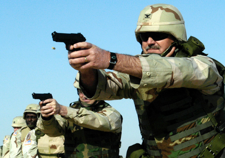 File:US- Solders with 9 mm Pistol.jpg