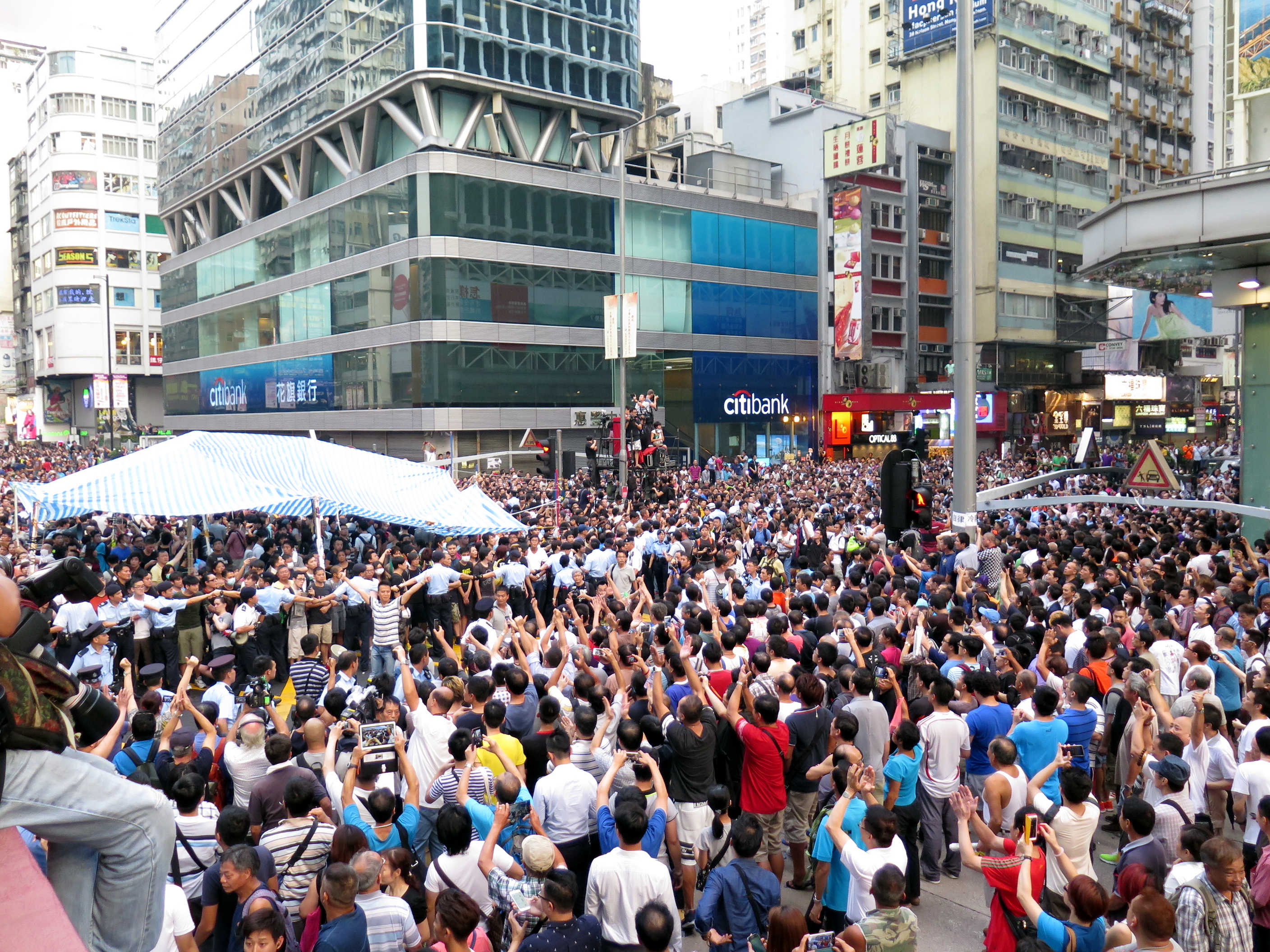 Umbrella Revolution Mong Kok View 20141003 - Download Telegram X For Laptop