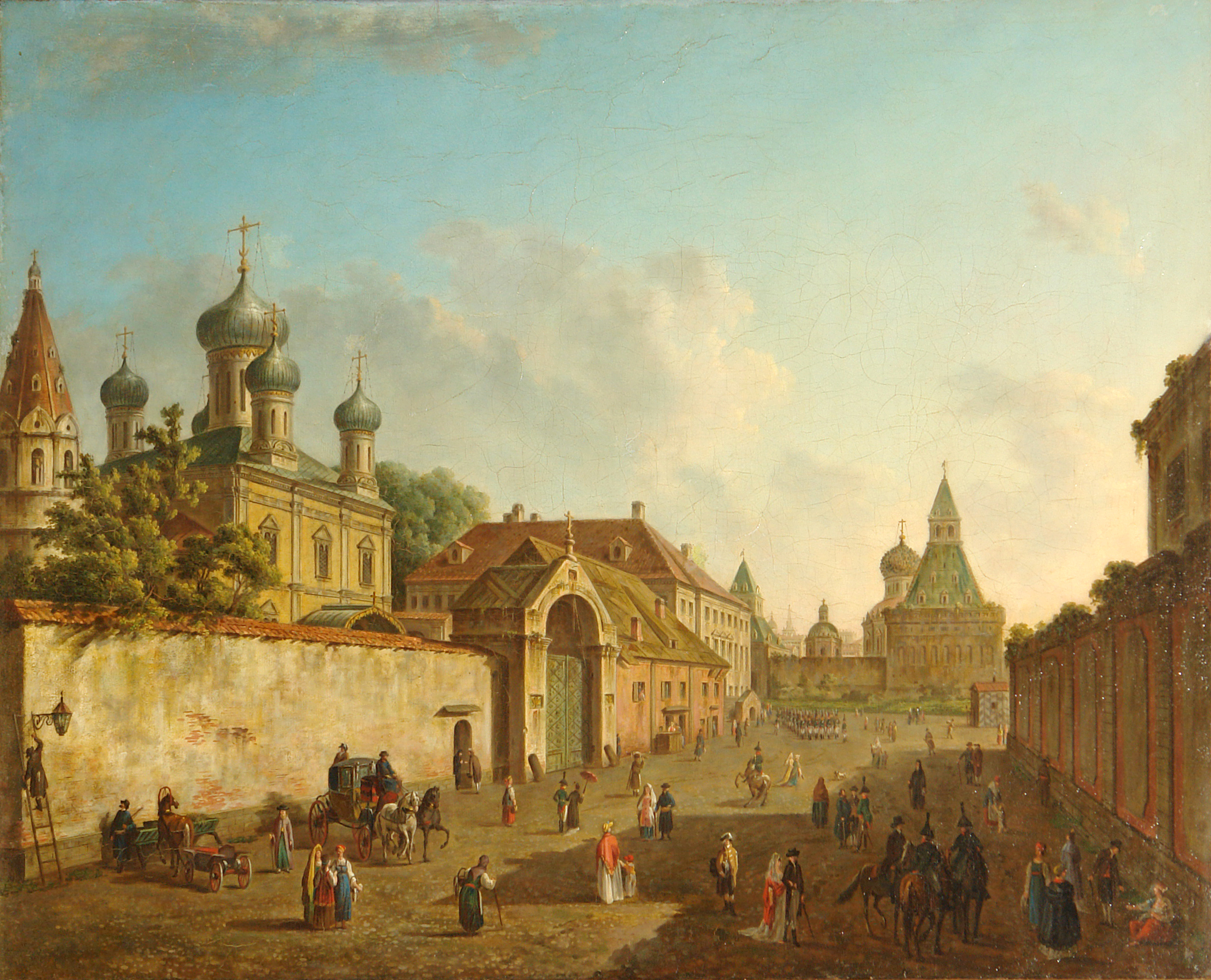 Москва 1800 год. Москва 1800 года на картинах Федора Алексеева.