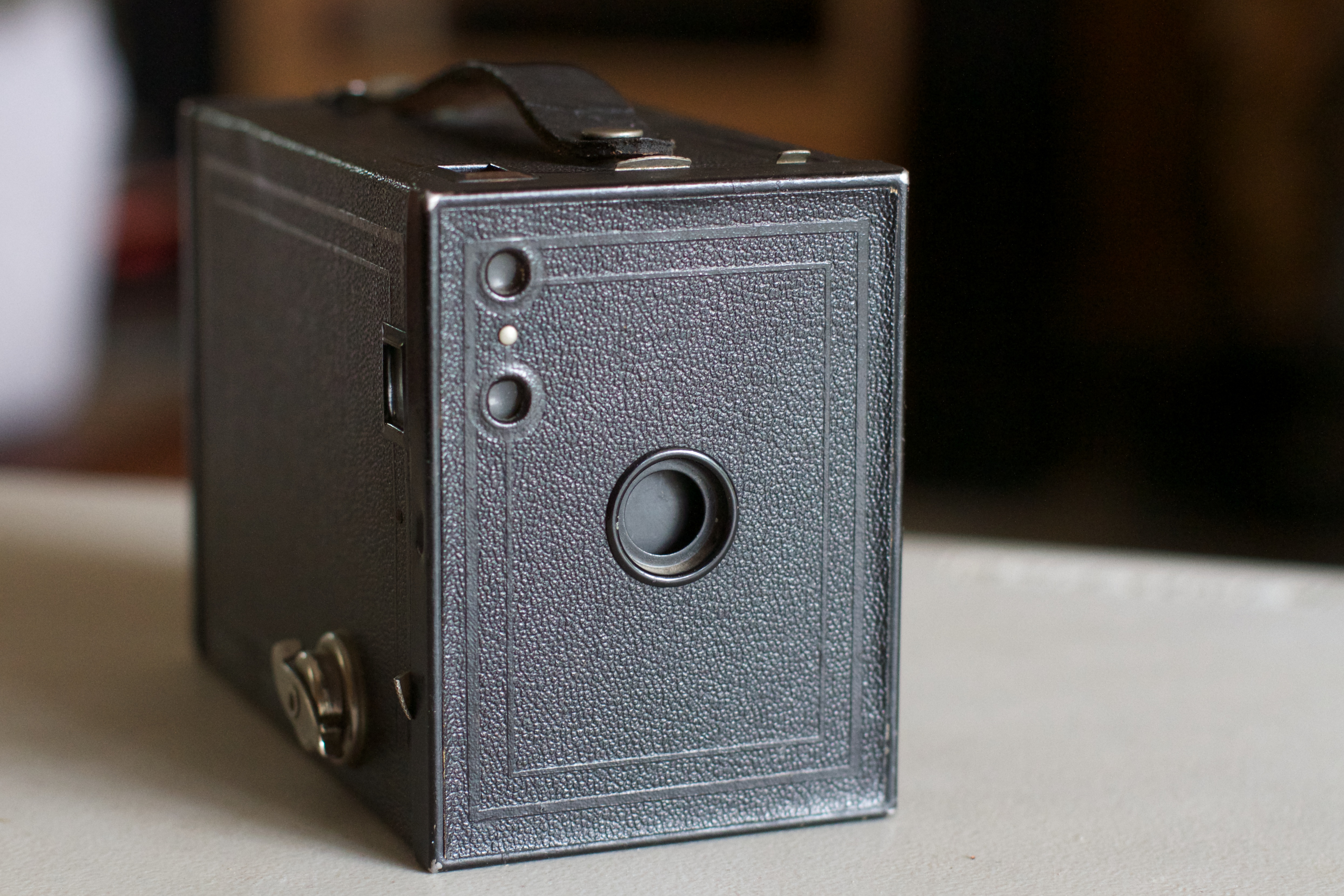 first camera invented by george eastman