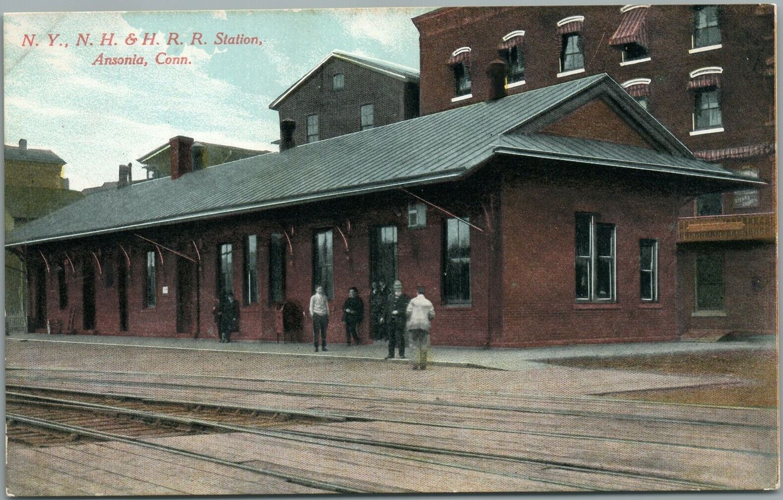 Ansonia station, c. 1910