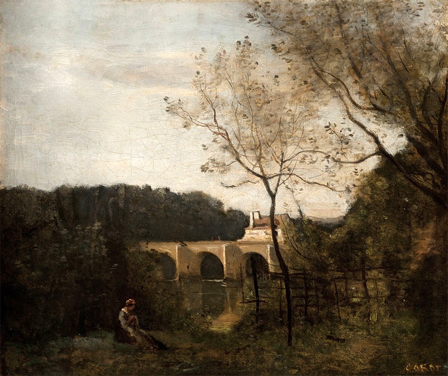 File:Camille Corot - A Velha Ponte de Mantes, c. 1855.jpg