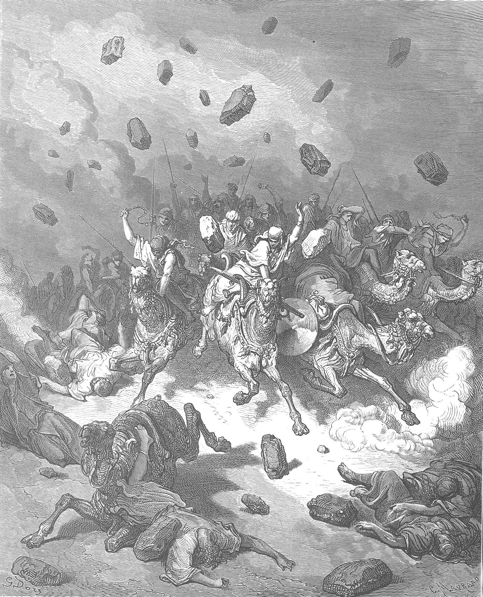 Gustave Doré - Destruction of the Army of the Amorites.jpg