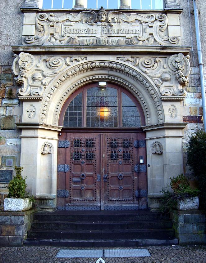 Portal des Gymnasiums Dionysianum, Rheine