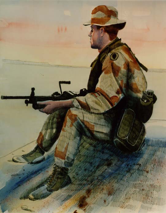 File:On Guard at Sunset (1991), by Peter Varisano.jpg - Wikipedia