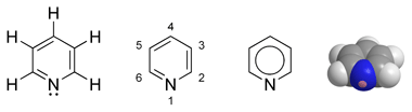 Dúvida teórica - caráter básico de aromáticos Pyridine_chemical_structure