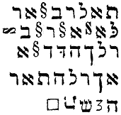 Figure from Vol.II, Formulas of the Magical Kabala of the Sixth and Seventh Books of Moses, "The Spirit Appears in a Pillar of Fire By Night". From the 1880 New York edition. Sixthandseventhbooks fig 21 1880.png