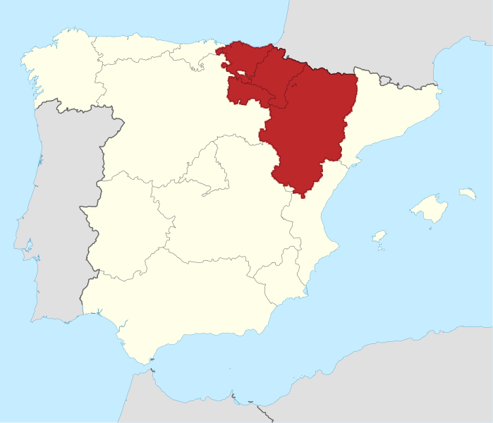 Map Of Northern Spain File:spain Location Map - Northern Spain.png - Wikimedia Commons