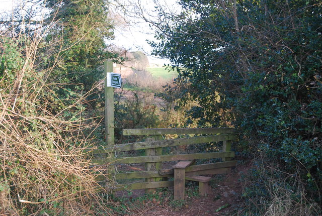 File:Stile where path from Shortwood Common joins Hayeswood Lane - geograph.org.uk - 1112026.jpg
