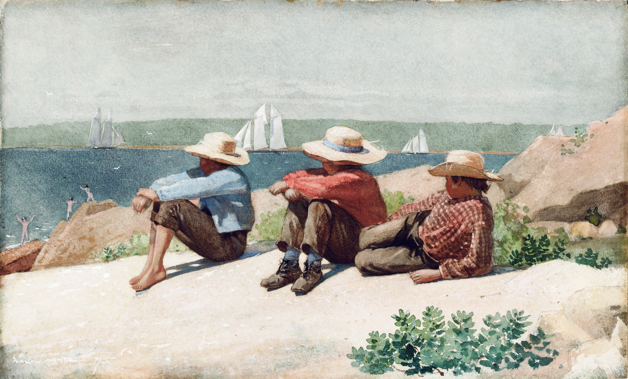 File:Winslow Homer - Watching the Ships, Gloucester.jpg