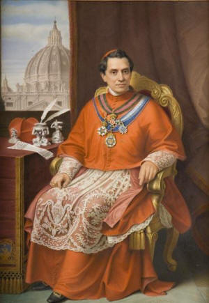 Painting of Cardinal Giacomo Antonelli, Pius IX's Secretary of State