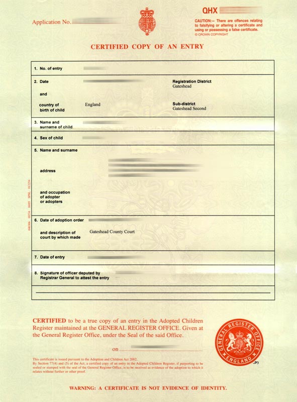 uk birth certificate template