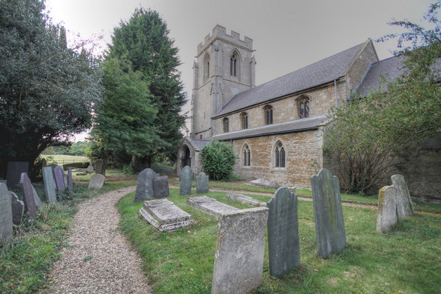 File:All Saints' Church and churchyard, Dunsby, Lincolnshire.jpg