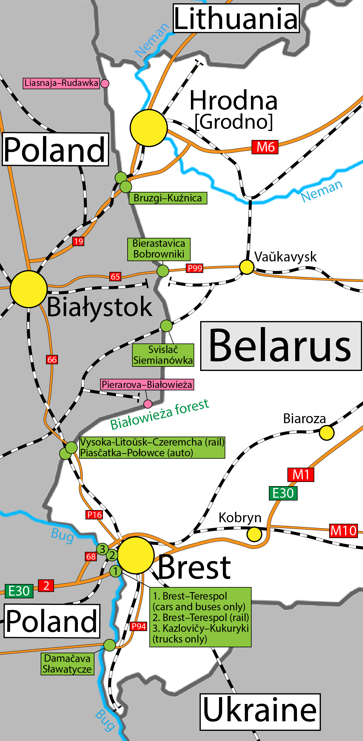 Belarus–Poland border - Wikipedia