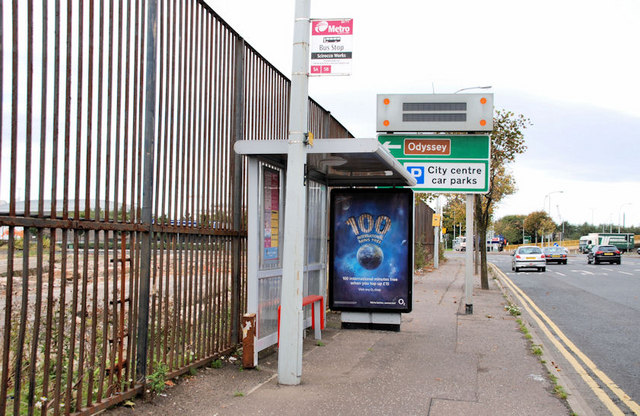 File:Bus stop, Belfast - geograph.org.uk - 1524699.jpg