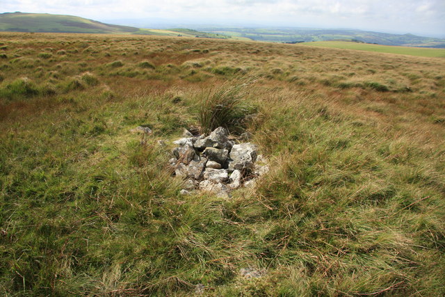 File:Cairn north of Roos Tor - geograph.org.uk - 1468487.jpg