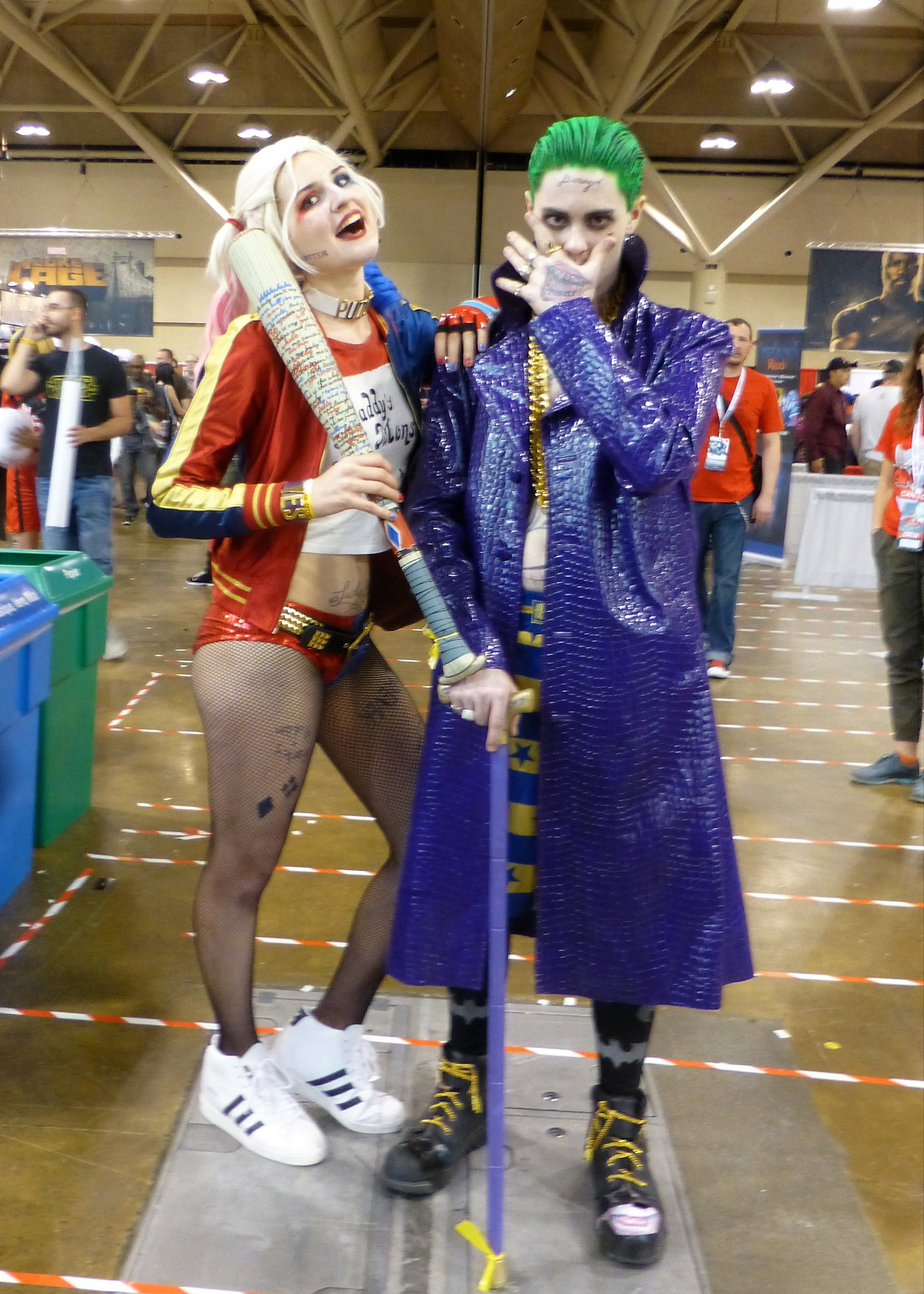 2016 joker and harley quinn cosplay
