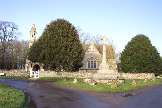 File:Holwell parish church and war memorial - geograph.org.uk - 296595.jpg