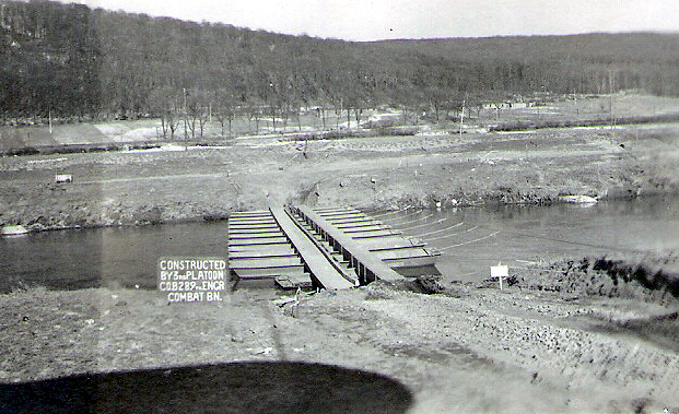File:Infantry support bridge over Saar River erected by 289th Engineers at Volklingen.jpg