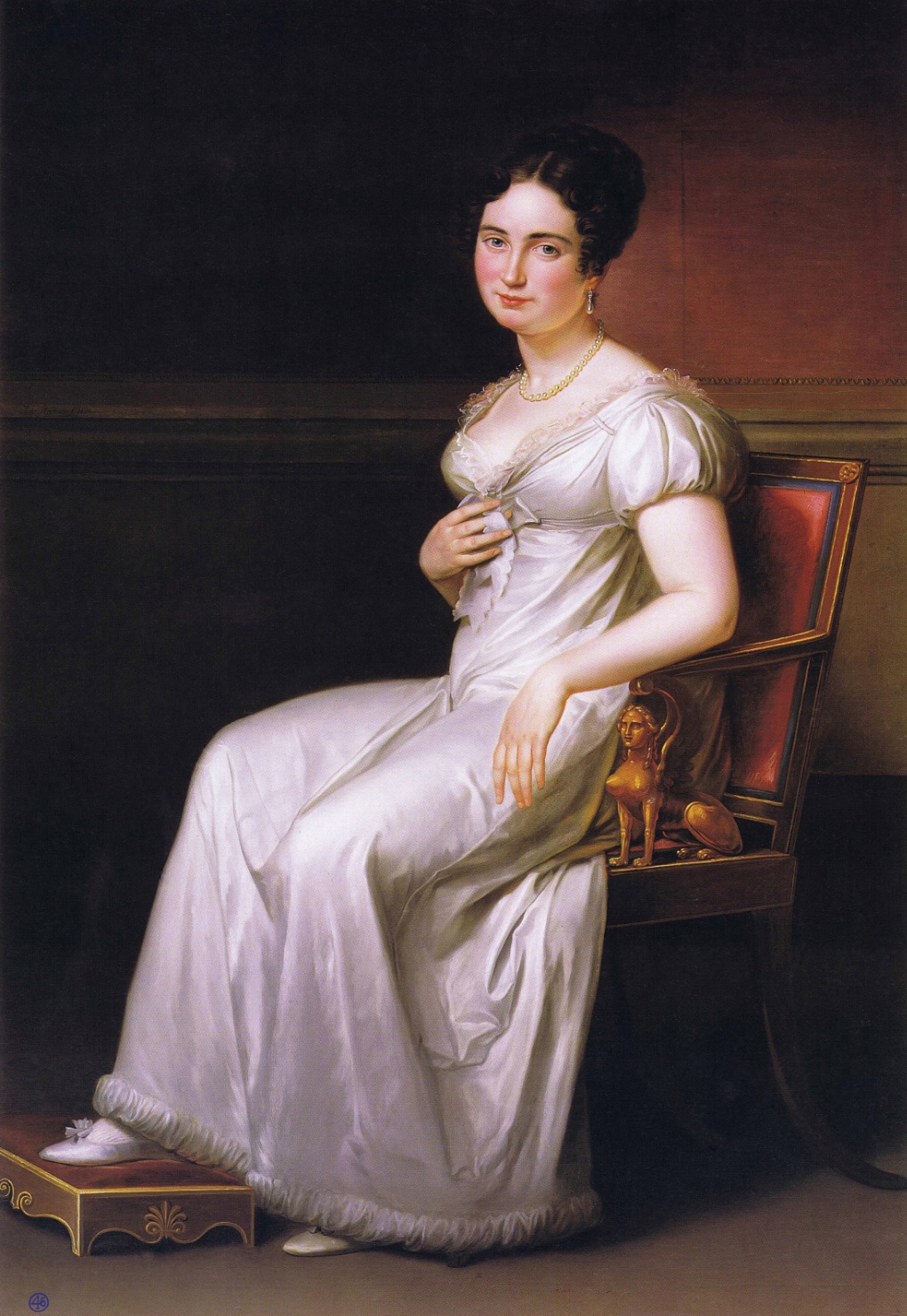 Retrato de María Sandalia de Acebal (1820) por [[José de Madrazo