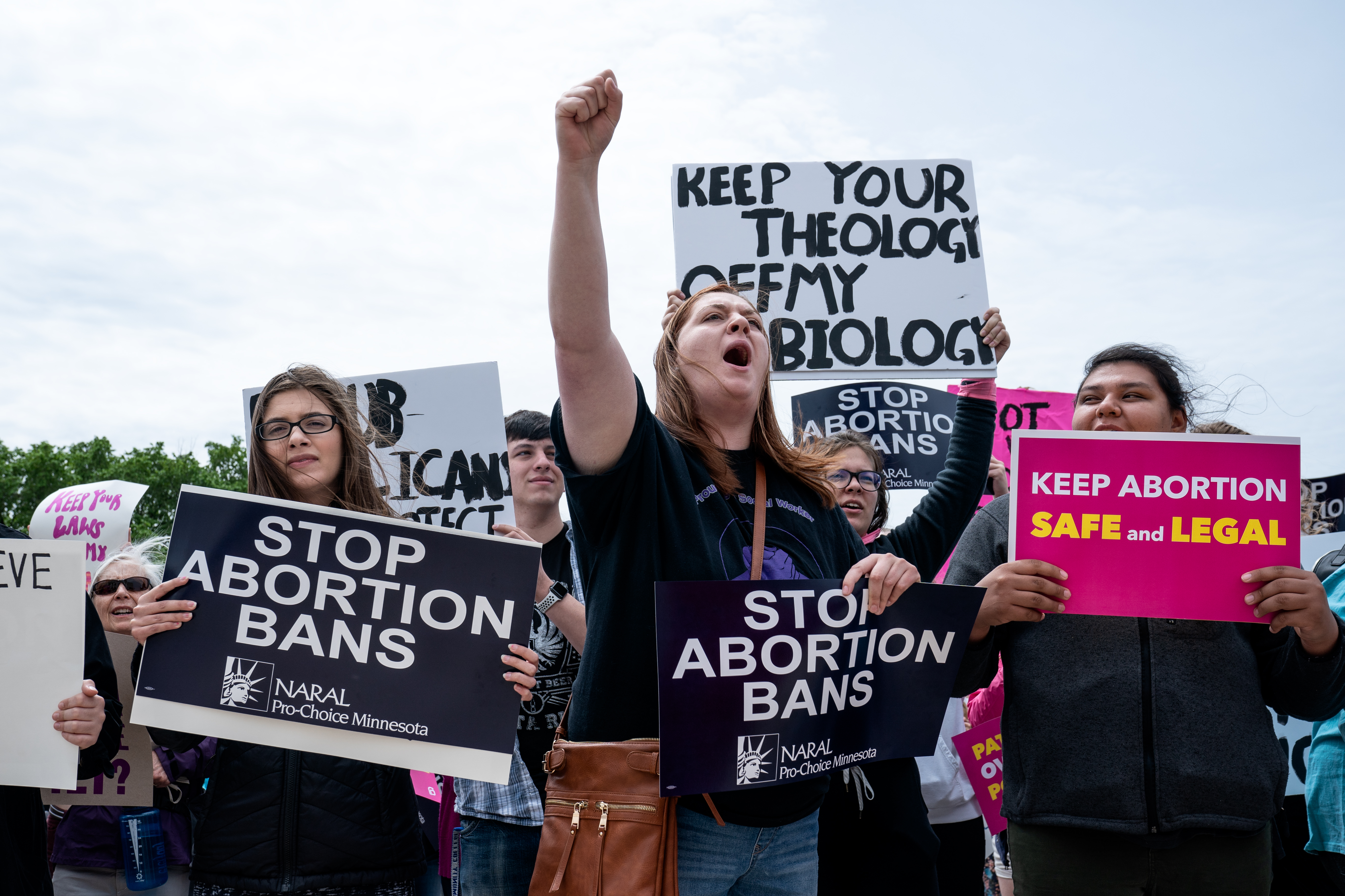 File:Keep Abortion Safe And Legal sign at a Stop Abortion Bans